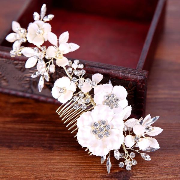 handmade crystal rhinestone flower hair comb for bride wedding hair jewelry head accessories headpiece women hairwear, Golden;silver
handmade crystal rhinestone flower hair comb for bride wedding hair jewelry head accessories headpiece women hairwear, Golden;silver