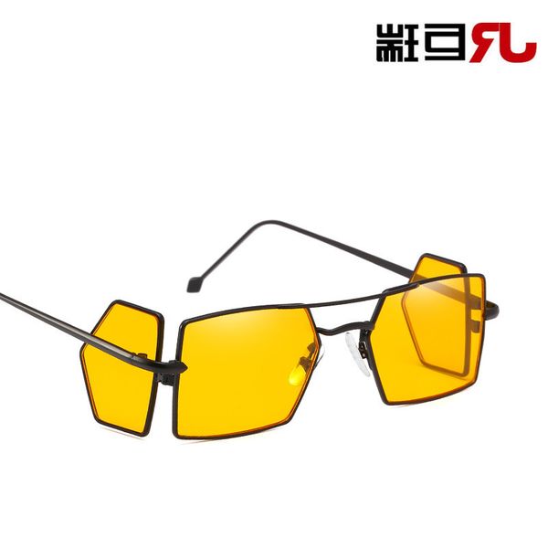 blfour metal new lens style personalized fashionable people's same windproof ocean film sunglasses m l, White;black
blfour metal new lens style personalized fashionable people's same windproof ocean film sunglasses m l, White;black