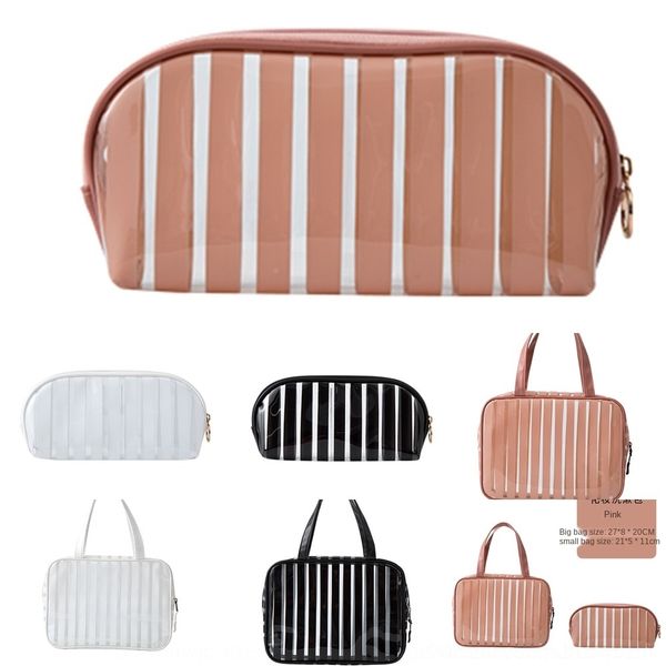 dcgza new fashion hand personalized capacity design handbag large stripe pvc transparent pzpht and storage cosmetics washing bag stripe
dcgza new fashion hand personalized capacity design handbag large stripe pvc transparent pzpht and storage cosmetics washing bag stripe