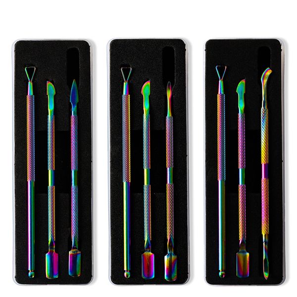 dual-end nail art stainless steel cuticle pusher manicure pedicure clean tool set dead skin nail polish gel remove
dual-end nail art stainless steel cuticle pusher manicure pedicure clean tool set dead skin nail polish gel remove
