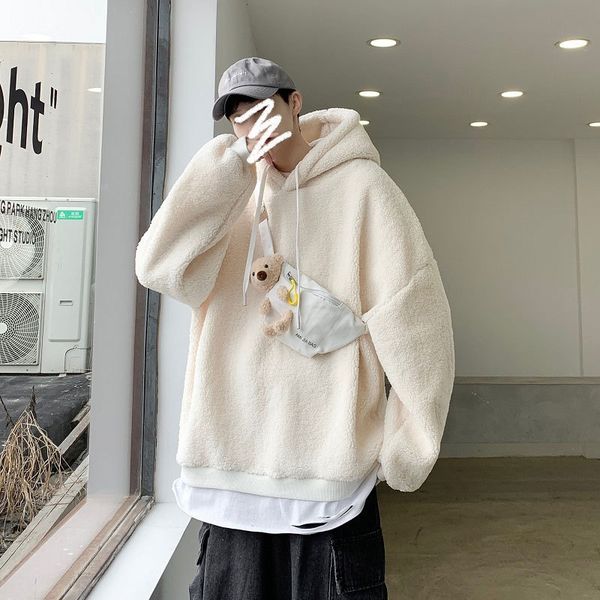 2021 bear male with chic hoodie hong kong couple wear french style salt fried street wool coat autumn and winter ecfp, Black;brown
2021 bear male with chic hoodie hong kong couple wear french style salt fried street wool coat autumn and winter ecfp, Black;brown