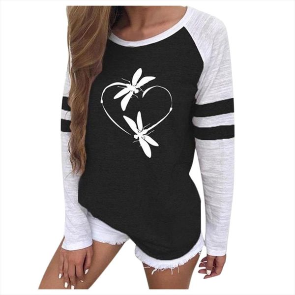 korean style t shirt women fashion printing round neck long sleeve casual clothes t shirt women sale, White
korean style t shirt women fashion printing round neck long sleeve casual clothes t shirt women sale, White