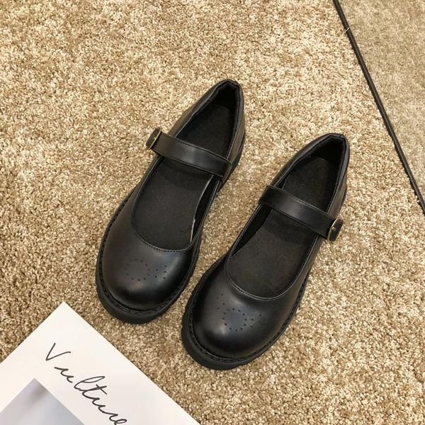 ретро дикого мелкой обувь мода комфорт мини одноместный обувь студент повседневные литературные женщины w33-38, Black 
ретро дикого мелкой обувь мода комфорт мини одноместный обувь студент повседневные литературные женщины w33-38, Black