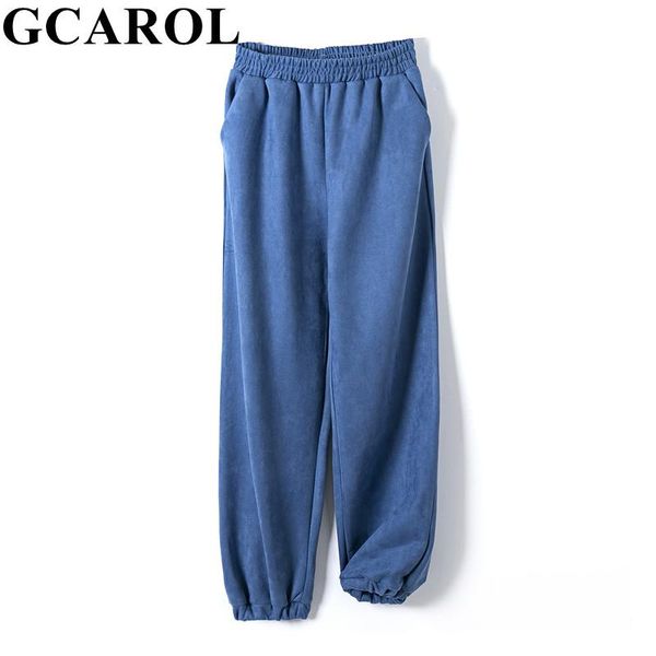 gcarol new women velvet elastic waist overalls cargo pants oversized loose sport pants full length autumn winter harem, Black;white
gcarol new women velvet elastic waist overalls cargo pants oversized loose sport pants full length autumn winter harem, Black;white