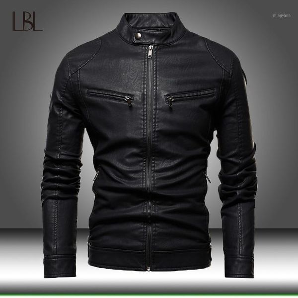 motorcycle causal vintage leather jacket coat men autumn outfit fashion biker zipper design pu jackets men's patchwork outwear1, Black
motorcycle causal vintage leather jacket coat men autumn outfit fashion biker zipper design pu jackets men's patchwork outwear1, Black