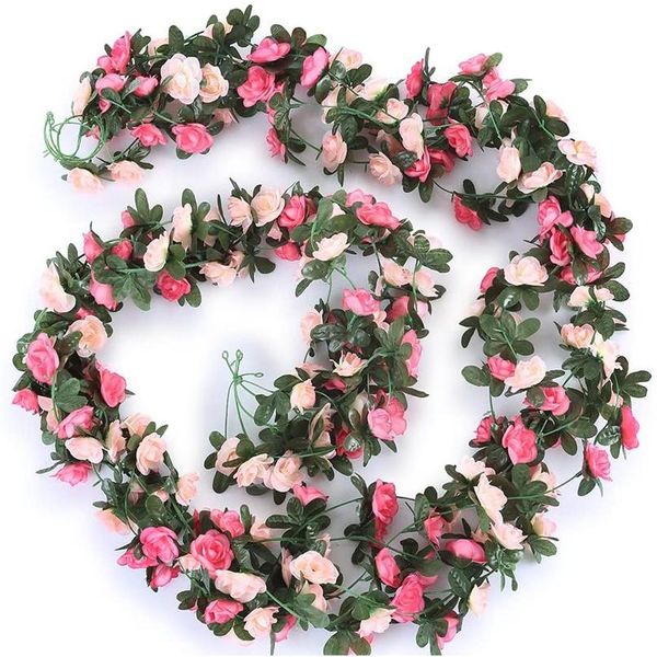 5 pack 2.5m fake rose vine flowers garland plants artificial flower hanging rose ivy home l wedding party garden cra jllxlu
5 pack 2.5m fake rose vine flowers garland plants artificial flower hanging rose ivy home l wedding party garden cra jllxlu