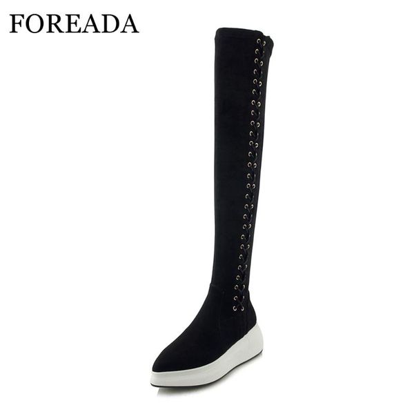 foreada over the knee boots women winter thigh high boots flat platform tall zipper fashion slim autumn shoes gray, Black
foreada over the knee boots women winter thigh high boots flat platform tall zipper fashion slim autumn shoes gray, Black