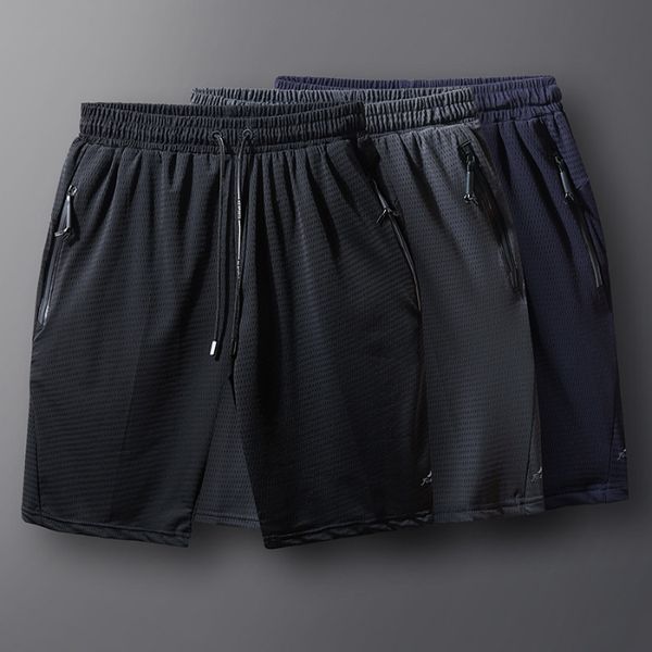 large men's elastic summer breathable mesh ice fat middle pants with a handle to increase leisure quick drying thin shorts, White;black
large men's elastic summer breathable mesh ice fat middle pants with a handle to increase leisure quick drying thin shorts, White;black