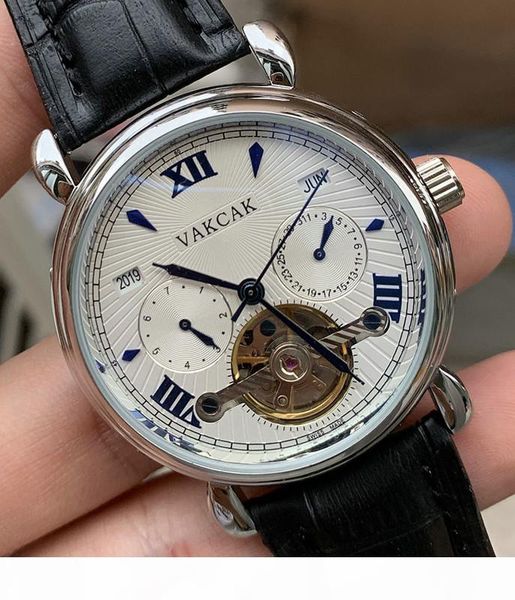 black leather fashion mechanical mens stainless steel automatic movement watch business sports men's wristwatches btime, Slivery;brown
black leather fashion mechanical mens stainless steel automatic movement watch business sports men's wristwatches btime, Slivery;brown