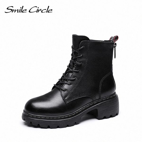 smile circle genuine leather ankle boots women chunky high heels short boots ladies shoes autumn winter boots #hl6t, Black
smile circle genuine leather ankle boots women chunky high heels short boots ladies shoes autumn winter boots #hl6t, Black