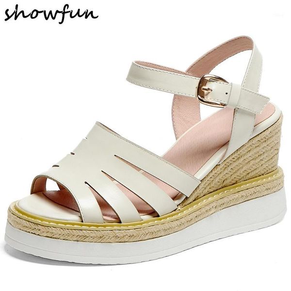 sandals women's genuine leather wedge platform cage cut-out summer open toe high heel comfortable style casual dress shoes1, Black
sandals women's genuine leather wedge platform cage cut-out summer open toe high heel comfortable style casual dress shoes1, Black