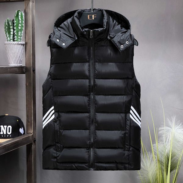 new autumn and winter young large casual thickened men's vest student class uniform, Black;white
new autumn and winter young large casual thickened men's vest student class uniform, Black;white