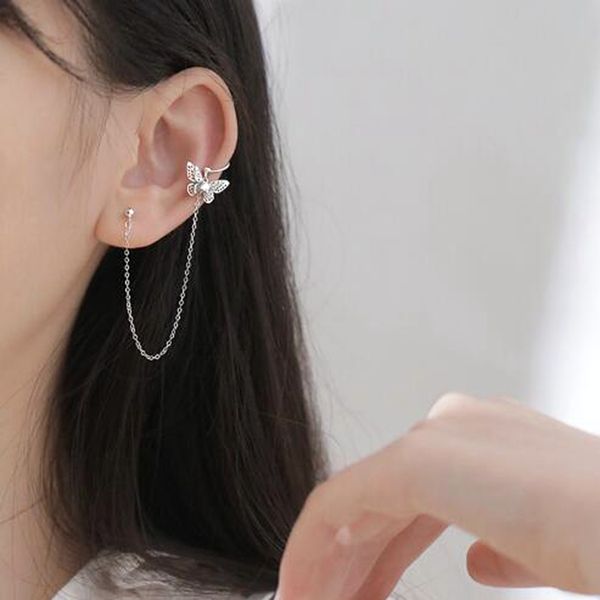 5pair alloy vintage chain tassel ear clip all-match earrings for women party fashion jewelry gift, Silver
5pair alloy vintage chain tassel ear clip all-match earrings for women party fashion jewelry gift, Silver