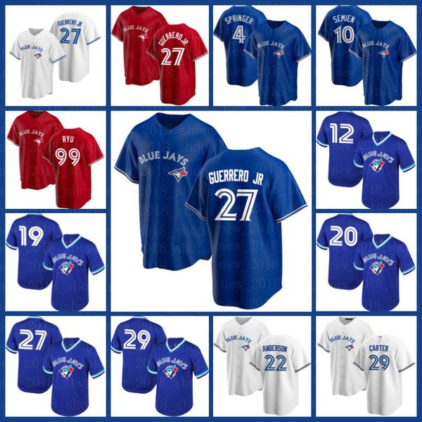 custom toronto blue jays 11 bo bichette 4 george springer 27 vladimir guerrero jr. 10 marcus semien cavan biggio baseball ryu, Blue;black
custom toronto blue jays 11 bo bichette 4 george springer 27 vladimir guerrero jr. 10 marcus semien cavan biggio baseball ryu, Blue;black