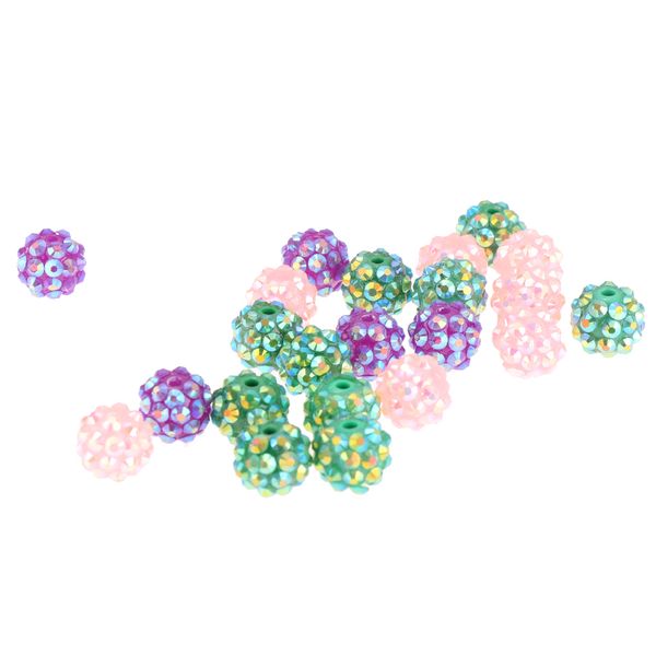 30 pieces rhinestone spacer crystal clay round beads jewelry findings diy crafts decoration
30 pieces rhinestone spacer crystal clay round beads jewelry findings diy crafts decoration