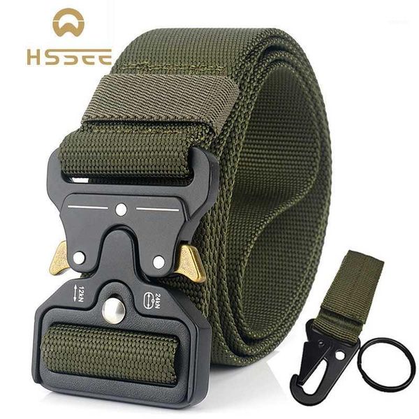 waist support hssee 4.5cm heavy men's tactical belt + standard nylon buckle 125cm adjustable real army hard metal1, Black;gray
waist support hssee 4.5cm heavy men's tactical belt + standard nylon buckle 125cm adjustable real army hard metal1, Black;gray