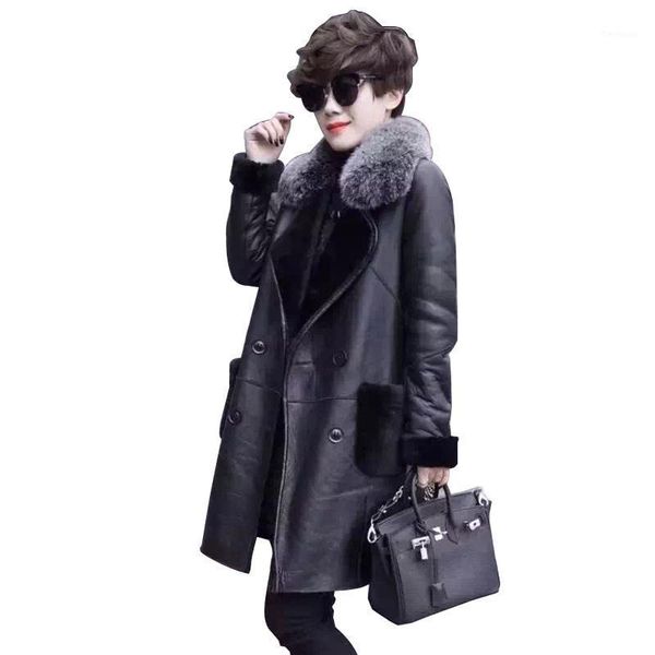 faux fur collar women long leather coat plus size 6xl thick leather jacket overcoats spring autumn ladies coats r1321, Black
faux fur collar women long leather coat plus size 6xl thick leather jacket overcoats spring autumn ladies coats r1321, Black