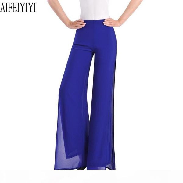 plus size 4xl 2019 womens side split flares palazzo chiffon wide leg pants loose high waist trousers pantalon culotte mujer y19070101, Black;white
plus size 4xl 2019 womens side split flares palazzo chiffon wide leg pants loose high waist trousers pantalon culotte mujer y19070101, Black;white