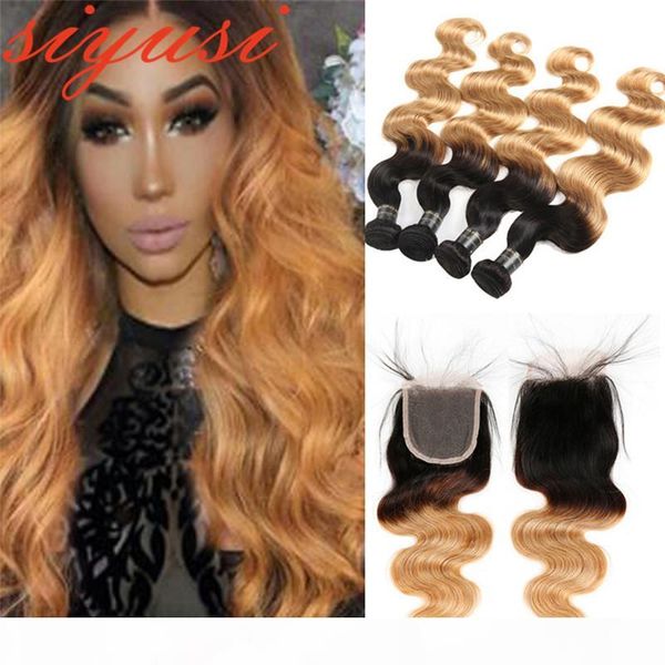 1b 27 peruvian virgin hair body wave with lace closure ombre hair bundles with closure 100% human hair weaves with closure, Black;brown
1b 27 peruvian virgin hair body wave with lace closure ombre hair bundles with closure 100% human hair weaves with closure, Black;brown