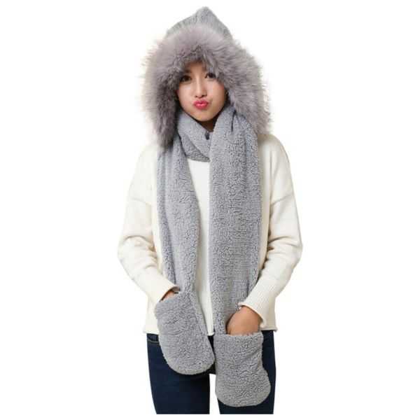 hats for women thick wool collar hat ear protectors warm soft plush cap scarf gloves set multifunction outdoor, Blue;gray
hats for women thick wool collar hat ear protectors warm soft plush cap scarf gloves set multifunction outdoor, Blue;gray