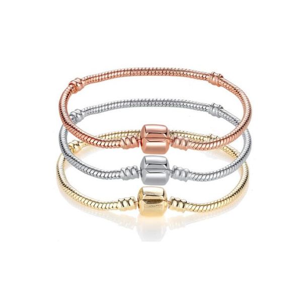 charm bracelets base chain snake bracelet fit original gifts girls sieraden for women jewelry fashion mary bangles accessories, Golden;silver
charm bracelets base chain snake bracelet fit original gifts girls sieraden for women jewelry fashion mary bangles accessories, Golden;silver