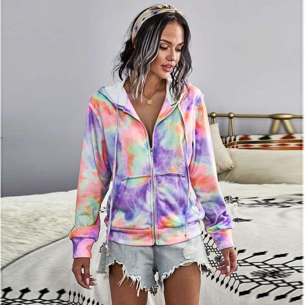 shiying long sve sweater women's tie dye hooded pocket zipper cardigan 253768, Black
shiying long sve sweater women's tie dye hooded pocket zipper cardigan 253768, Black