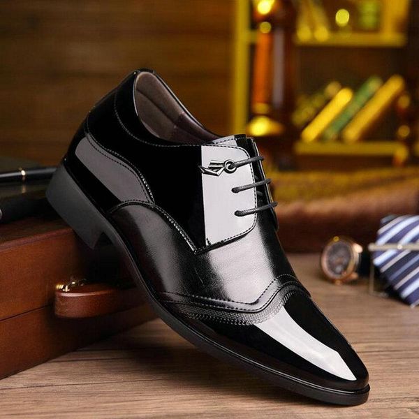 2020 new men's business dress shoes wedding shoes oxford man formal lace-up large size c21-81, Black
2020 new men's business dress shoes wedding shoes oxford man formal lace-up large size c21-81, Black