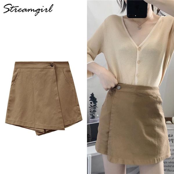 white shorts skirts womens wid leg summer women's clothing loose black cotton shorts high waisted short pants feminina, White;black
white shorts skirts womens wid leg summer women's clothing loose black cotton shorts high waisted short pants feminina, White;black
