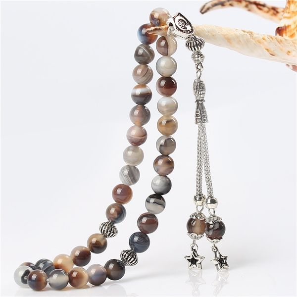 losheren factory wholesale natural agates stone muslim rosary tasbih prayer beads 33 islamic jewelry bracelets gift y200730, Black
losheren factory wholesale natural agates stone muslim rosary tasbih prayer beads 33 islamic jewelry bracelets gift y200730, Black
