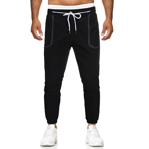 2021 new casual pants men's fashionable sports pants men's spring thin open line pocket elastic waist1, Black
2021 new casual pants men's fashionable sports pants men's spring thin open line pocket elastic waist1, Black