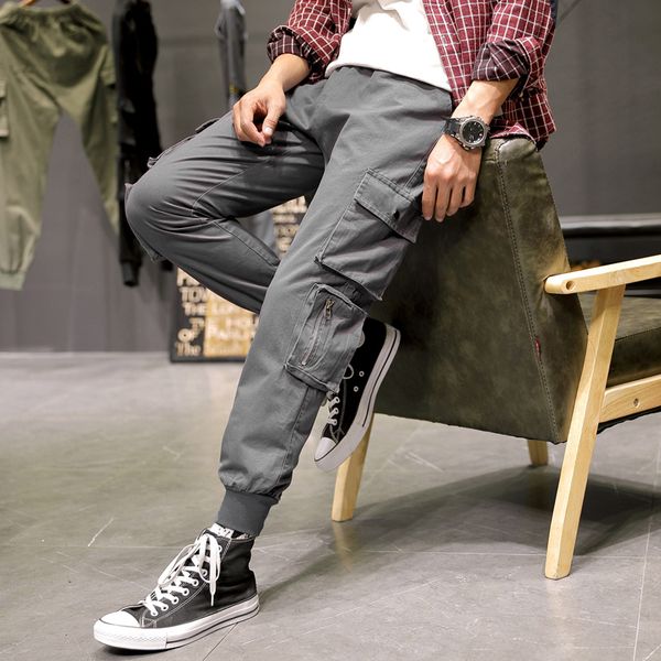 2021 new army green trousers multi-pockets men streetwear baggy jogger ankle-length harem pants plus size 8xl fdh7, Black
2021 new army green trousers multi-pockets men streetwear baggy jogger ankle-length harem pants plus size 8xl fdh7, Black