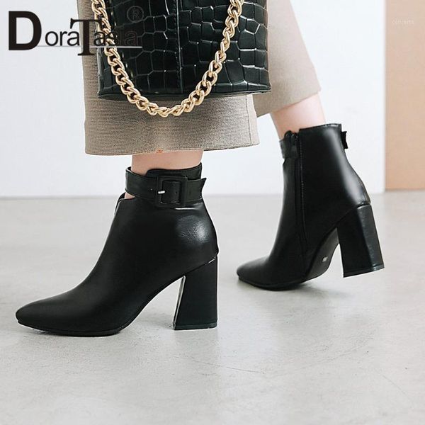 doratasia big size 34-43 ladies mature ankle boots office daily boots women pointed toe thick high heels buckle shoes woman1, Black
doratasia big size 34-43 ladies mature ankle boots office daily boots women pointed toe thick high heels buckle shoes woman1, Black