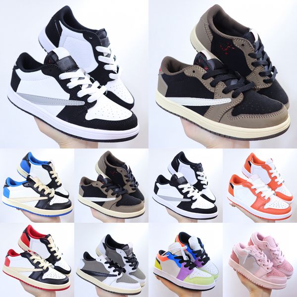 1 1s low kids basketball shoes boys girls trainers fragment travis starfish reverse mocha multi-color outdoor children sneakers size 26-35
1 1s low kids basketball shoes boys girls trainers fragment travis starfish reverse mocha multi-color outdoor children sneakers size 26-35