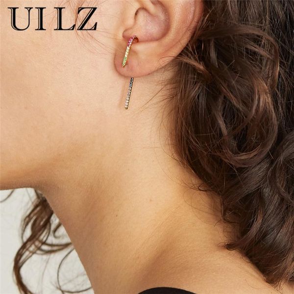 uilz new arrival fashion simple mutilcolor micro inlay cubic zirconia stud earrings removable every day jewelry for women, Golden;silver
uilz new arrival fashion simple mutilcolor micro inlay cubic zirconia stud earrings removable every day jewelry for women, Golden;silver