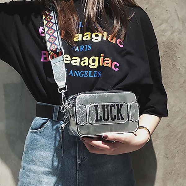 etaill wide strap small camera bags silver golden laser shoulder messenger bag letter wide strap crossbody bags
etaill wide strap small camera bags silver golden laser shoulder messenger bag letter wide strap crossbody bags