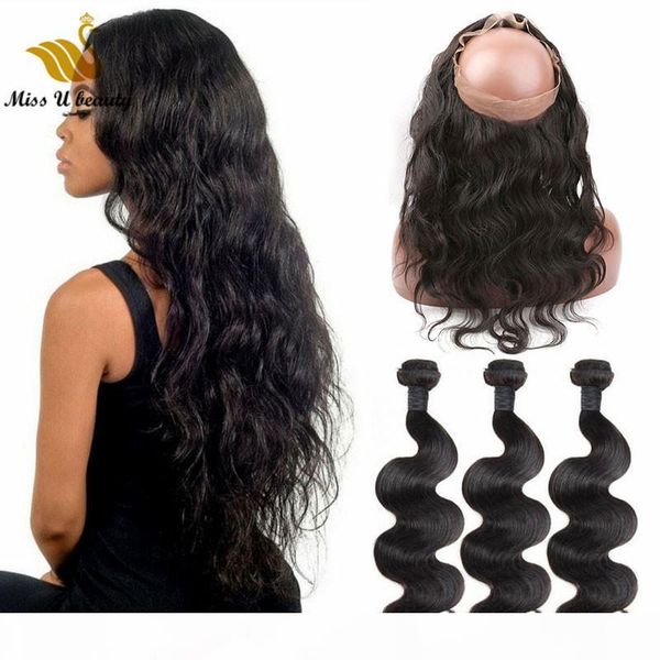 3 hair bundles with 360 lace frontal closure full head thick hair unprocessed virgin human hair weaves with frontal, Black
3 hair bundles with 360 lace frontal closure full head thick hair unprocessed virgin human hair weaves with frontal, Black