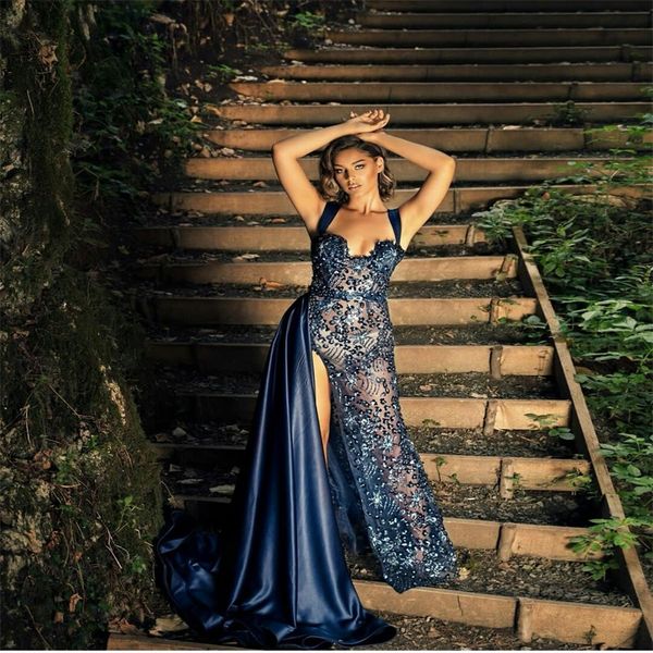 navy evening dresses side split illusion bling sequins beads lace custom made prom dresses soft taffeta gorgeous pageant gown, Black;red
navy evening dresses side split illusion bling sequins beads lace custom made prom dresses soft taffeta gorgeous pageant gown, Black;red