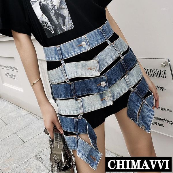 streetwear denim skirt women 2020 summer new cool high waist hollow color matching hip skirt denim jeans strap1, Black
streetwear denim skirt women 2020 summer new cool high waist hollow color matching hip skirt denim jeans strap1, Black