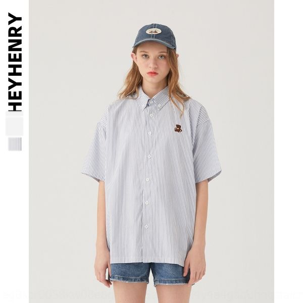 henry henry korean loose stripe embroidered bear short sleeve shirt for men embroidered shirtclothes shirtand lovers bf casual small size cl, Blue
henry henry korean loose stripe embroidered bear short sleeve shirt for men embroidered shirtclothes shirtand lovers bf casual small size cl, Blue