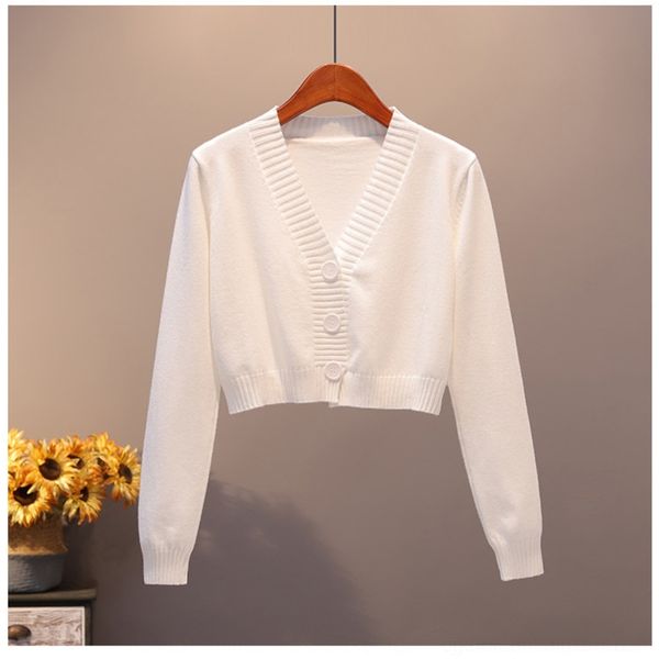 g01gw sleeve women's spring sweatersweater sweater and autumn cardigan new korean solid color and versatile long v-neck short knitted, White;black
g01gw sleeve women's spring sweatersweater sweater and autumn cardigan new korean solid color and versatile long v-neck short knitted, White;black