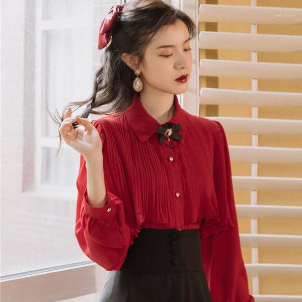 women blouses girls spring autumn long sleeve bowknot chiffon blouse shirt school uniform office ladys unlined uppe1, White
women blouses girls spring autumn long sleeve bowknot chiffon blouse shirt school uniform office ladys unlined uppe1, White