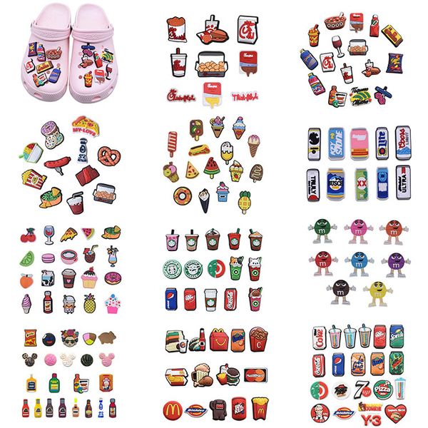 wholesale cartoon food drink croc charms hole garden shoe flower pvc soft rubber clog wristband decoration gift instock, White;pink
wholesale cartoon food drink croc charms hole garden shoe flower pvc soft rubber clog wristband decoration gift instock, White;pink
