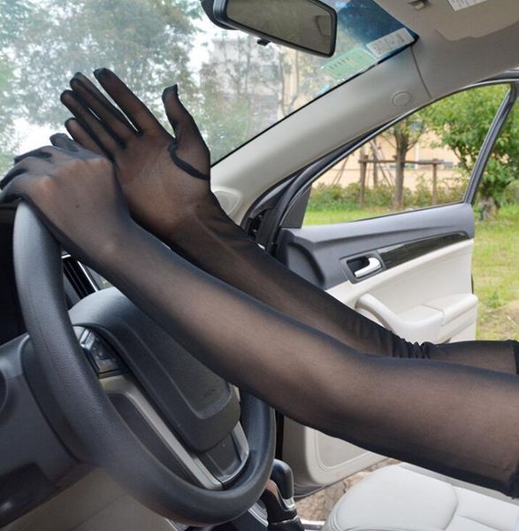 women' spring summer sunscreen black mesh long gloves female uv protection breathable perspective lace driving glove r1138, Blue;gray
women' spring summer sunscreen black mesh long gloves female uv protection breathable perspective lace driving glove r1138, Blue;gray