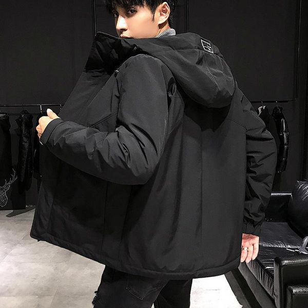 new 2020 down jacket brief paragraph popular logo handsome male sports leisure hooded jacket winter fashion warm coat, Black
new 2020 down jacket brief paragraph popular logo handsome male sports leisure hooded jacket winter fashion warm coat, Black