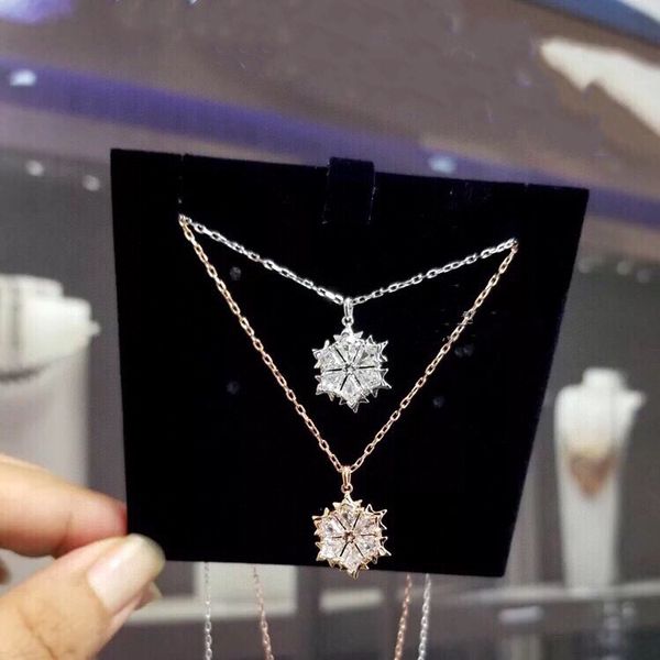 2020 new snowflake pendant necklace clavicle chain female, full of texture, highlighting your temperament, fashion and elegance, Silver
2020 new snowflake pendant necklace clavicle chain female, full of texture, highlighting your temperament, fashion and elegance, Silver