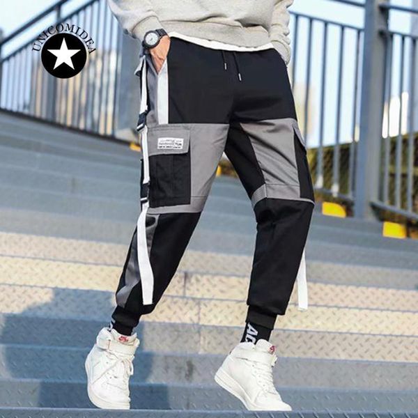 streetwear men's multi pockets cargo harem pants patchwork casual male track pants joggers trousers fashion harajuku men1, Black
streetwear men's multi pockets cargo harem pants patchwork casual male track pants joggers trousers fashion harajuku men1, Black