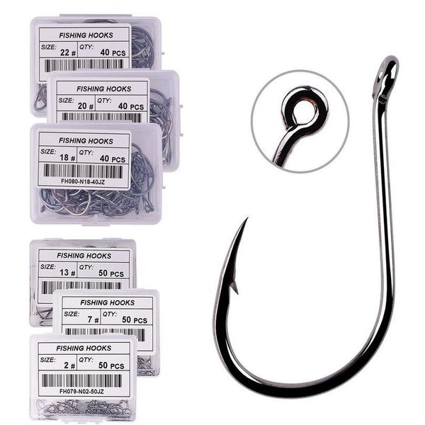 50pcs / 20pcs / box circle carp eyed fishing hook size 2-22# ring eye japan fishhooks fishing hooks single jig f jlligl
50pcs / 20pcs / box circle carp eyed fishing hook size 2-22# ring eye japan fishhooks fishing hooks single jig f jlligl