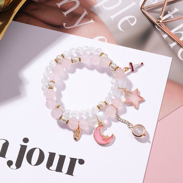 korean small fresh crystal beads double-layer sweet girl heart star moon luminous pearl hand bracelet bracelet string hand jewelry zs94h zs9, Golden;silver
korean small fresh crystal beads double-layer sweet girl heart star moon luminous pearl hand bracelet bracelet string hand jewelry zs94h zs9, Golden;silver