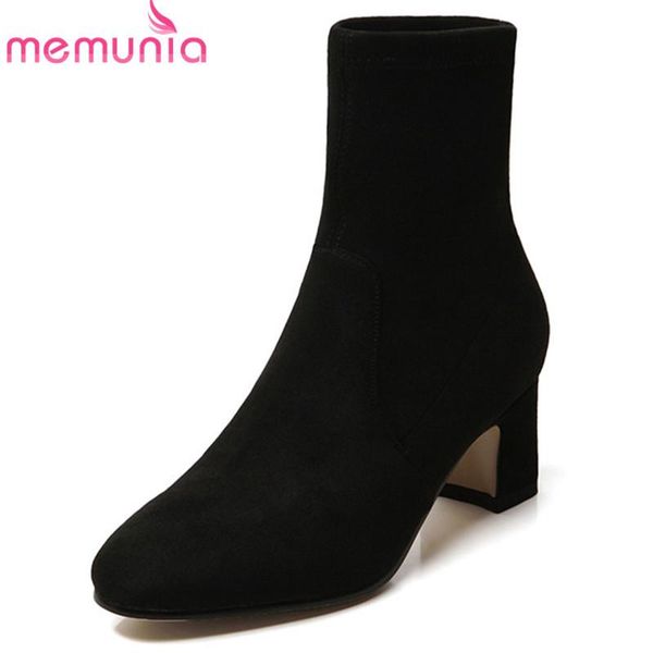 memunia 2020 high heel elastic boots women solid colors casual shoes round toe autumn winter ankle boots woman black
memunia 2020 high heel elastic boots women solid colors casual shoes round toe autumn winter ankle boots woman black