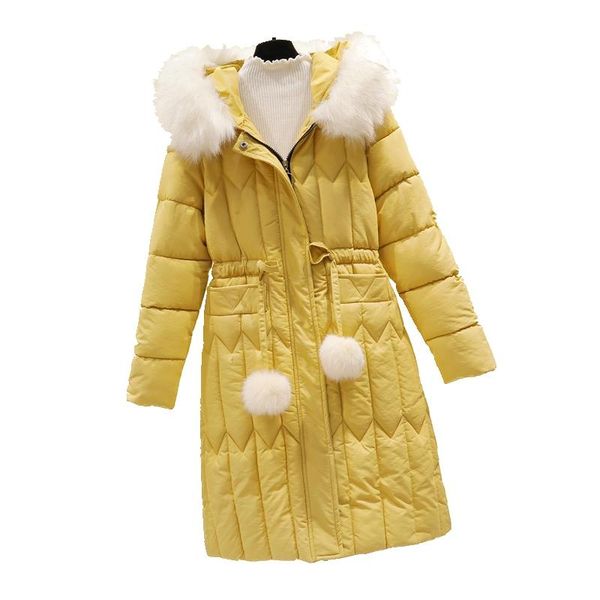 2020 new winter overcoat women fur hooded parka coats female long sleeve thick warm snow wear coat outwear mujer l997, Black
2020 new winter overcoat women fur hooded parka coats female long sleeve thick warm snow wear coat outwear mujer l997, Black